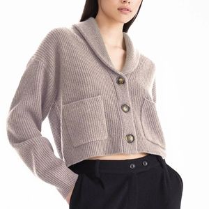 Cashmere Shawl Cardigan from NakedCashmere